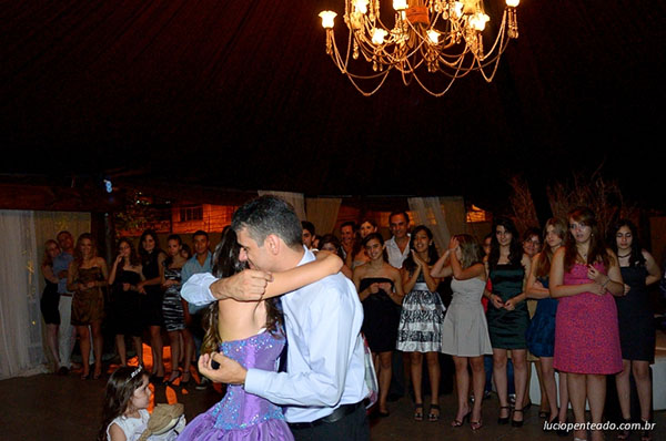 Foto do aniversário de 15 anos da debutante Giovanna