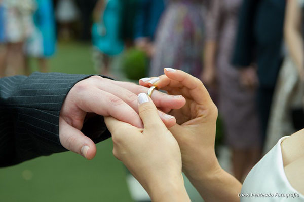 Foto do casamento de Camila e Eduardo