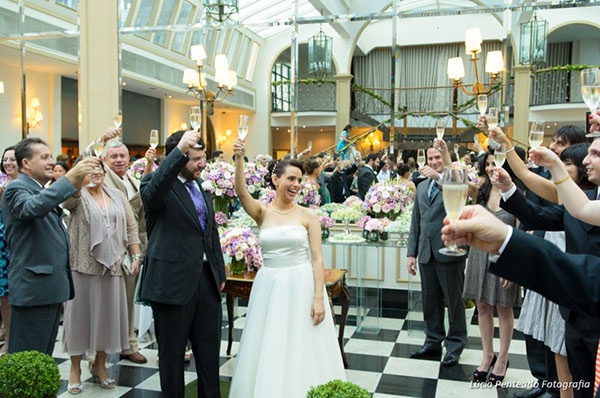 Foto do casamento de Camila e Eduardo